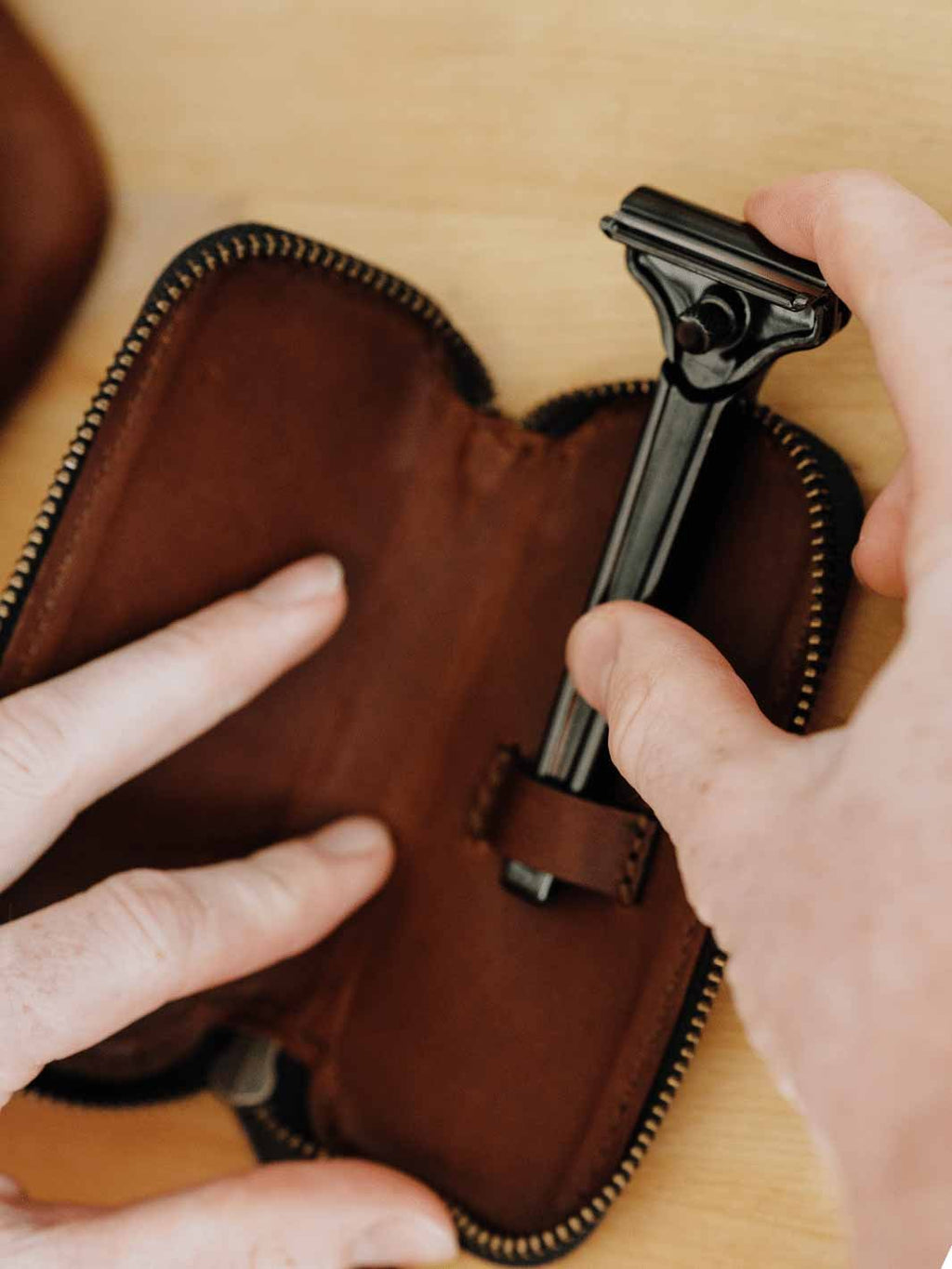 The Leather Travel Case - Accessories